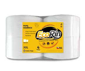 Papel Higiénico 4 rollos XXL