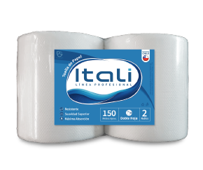 Papel Higienico Itali 150 metros, doble hoja